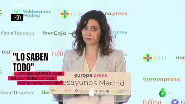 Radiografía del 'análisis' de Ayuso sobre España: desde "Bildu lo sabe todo" a "el Gobierno central nos lanza inmigrantes"