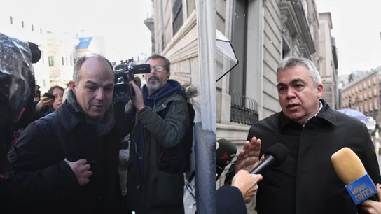 Jordi Turull y Santos Cerdán a su llegada al Congreso (Archivo) Jordi Turull y Santos Cerdán a su llegada al Congreso/ Fernando Sánchez / Europa Press