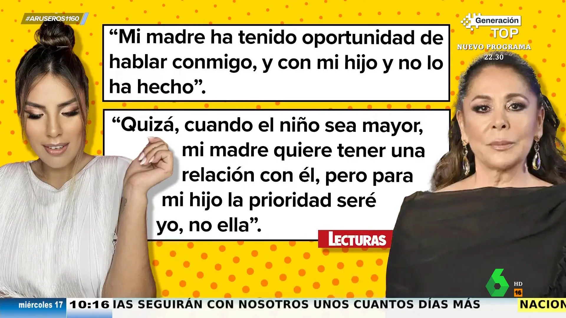 Isa Pantoja critica la actitud de Isabel Pantoja con su hijo: "Quizá, cuando sea mayor, ella quiera tener relación, pero para él la prioridad seré yo"