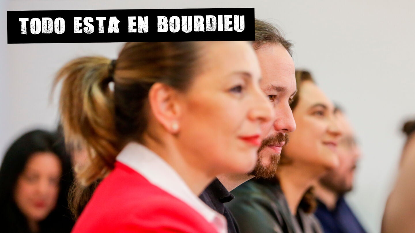 Yolanda D&iacute;az y Pablo Iglesias, en una imagen de archivo.