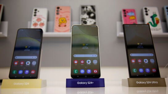 Los nuevos m&oacute;viles de Samsung, la serie S24, presentados