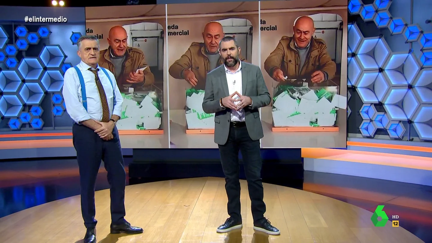 Dani Mateo alucina con el concejal del supuesto amaño de Úbeda "La urna es lo único transparente que hay en ese sorteo", comenta Dani Mateo sobre el supuesto amaño de un concejal de Úbeda. En este vídeo, el colaborador de El Intermedio analiza junto a Wyoming las imágenes de la polémica.