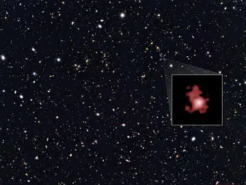 El James Webb halla el agujero negro más antiguo que se ha visto nunca: tan grande que parece imposible El James Webb halla el agujero negro más antiguo que se ha visto nunca: tan grande que parece imposible