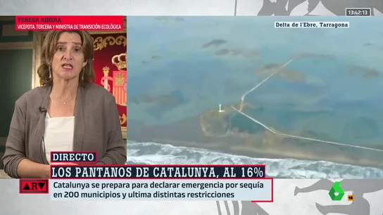 ¿Pueden ponerse en marcha trasvases de agua en Andalucía y Cataluña? Teresa Ribera responde ¿Pueden ponerse en marcha trasvases de agua en Andalucía y Cataluña? Teresa Ribera responde
