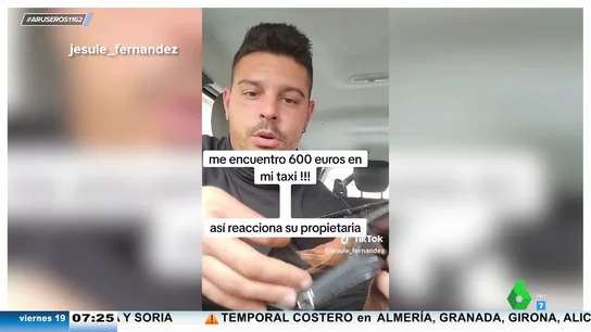 Un taxista encuentra 600 euros en su taxi y se los devuelve a la clienta: "Saber que he hecho las cosas bien no tiene precio" Un taxista encuentra 600 euros en su taxi y se los devuelve a la clienta: "Saber que he hecho las cosas bien no tiene precio"