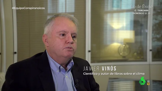 El desconcertante testimonio de un científico que niega la emergencia climática "Los fenómenos meteorológicos extremos siempre han existido", opina en este vídeo de Equipo de Investigación Javier Vinós, bioquímico que, junto a 1.850 científicos del mundo, ha firmado un manifiesto que niega la emergencia climática.
