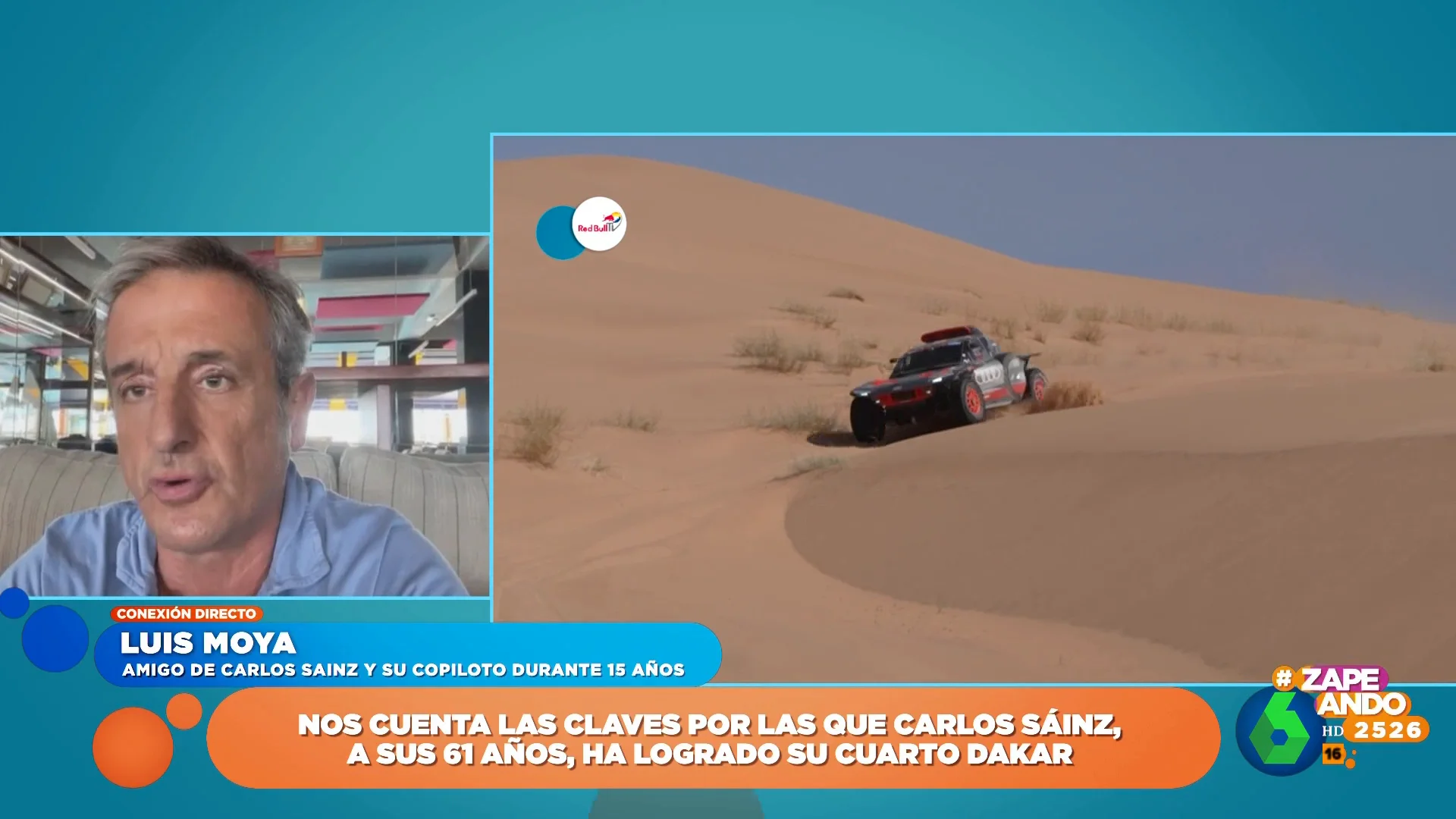 "¿Por qué se va a retirar?": la reflexión de Luis Moya, ex copiloto de Carlos Sainz, tras su nueva victoria en el Rally Dakar