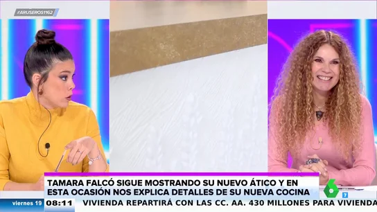 El veredicto de Angie Cárdenas sobre el ático de Tamara Falcó: "Me encanta que la fe la tenga en la cocina" El veredicto de Angie Cárdenas sobre el ático de Tamara Falcó: "Me encanta que la fe la tenga en la cocina"