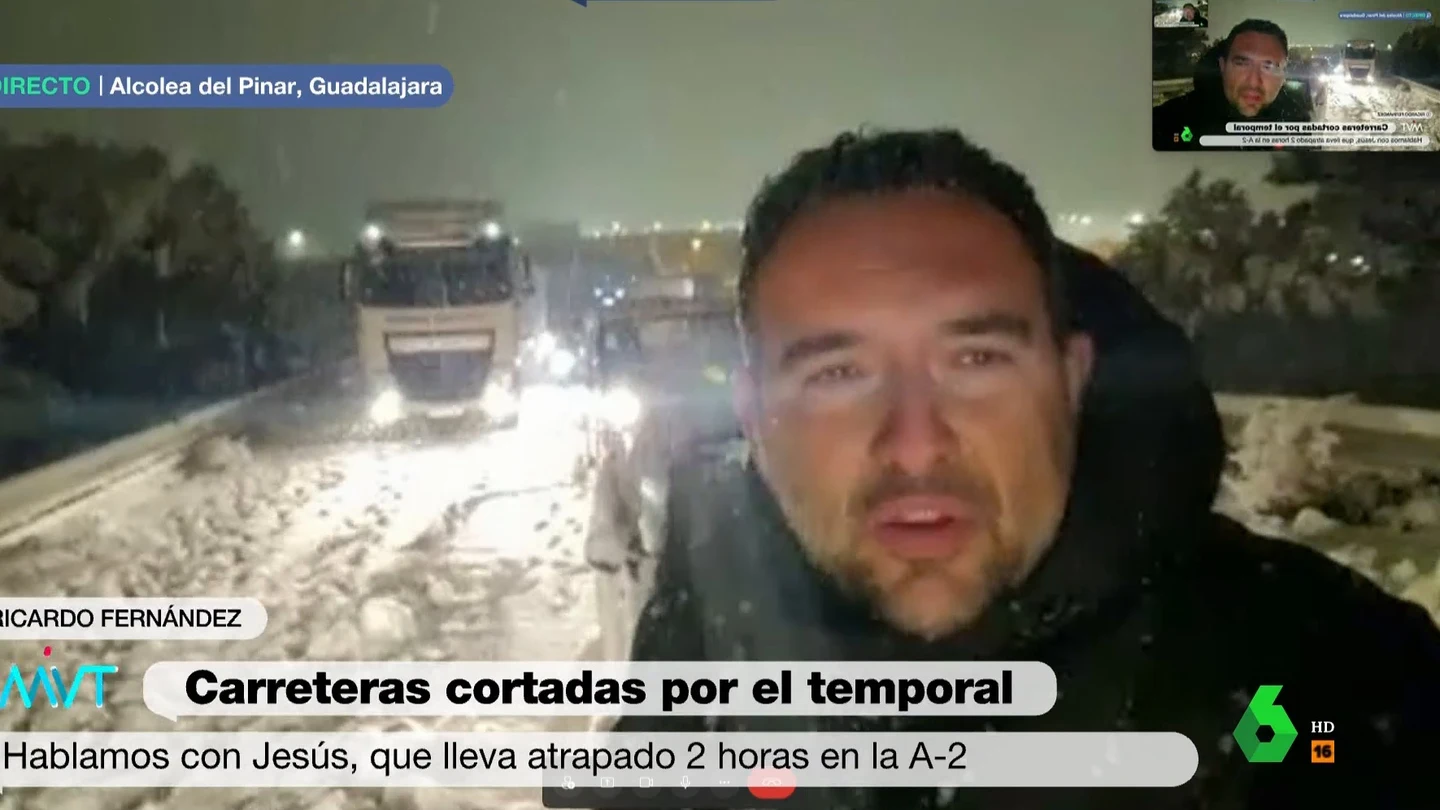 Atrapado por el temporal de nieve Atrapado por el temporal de nieve