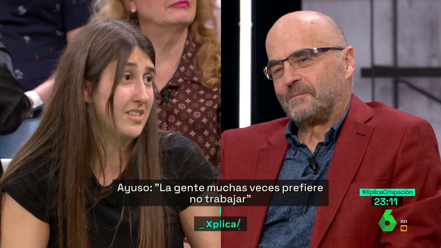 El consejo de Díaz-Giménez a una joven periodista precaria: "Vuelve a estudiar, hazte ingeniera" El consejo de Díaz-Giménez a una joven periodista precaria: "Vuelve a estudiar, hazte ingeniera"