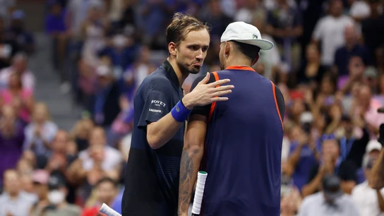 Daniil Medvedev y Nick Kyrgios Daniil Medvedev y Nick Kyrgios