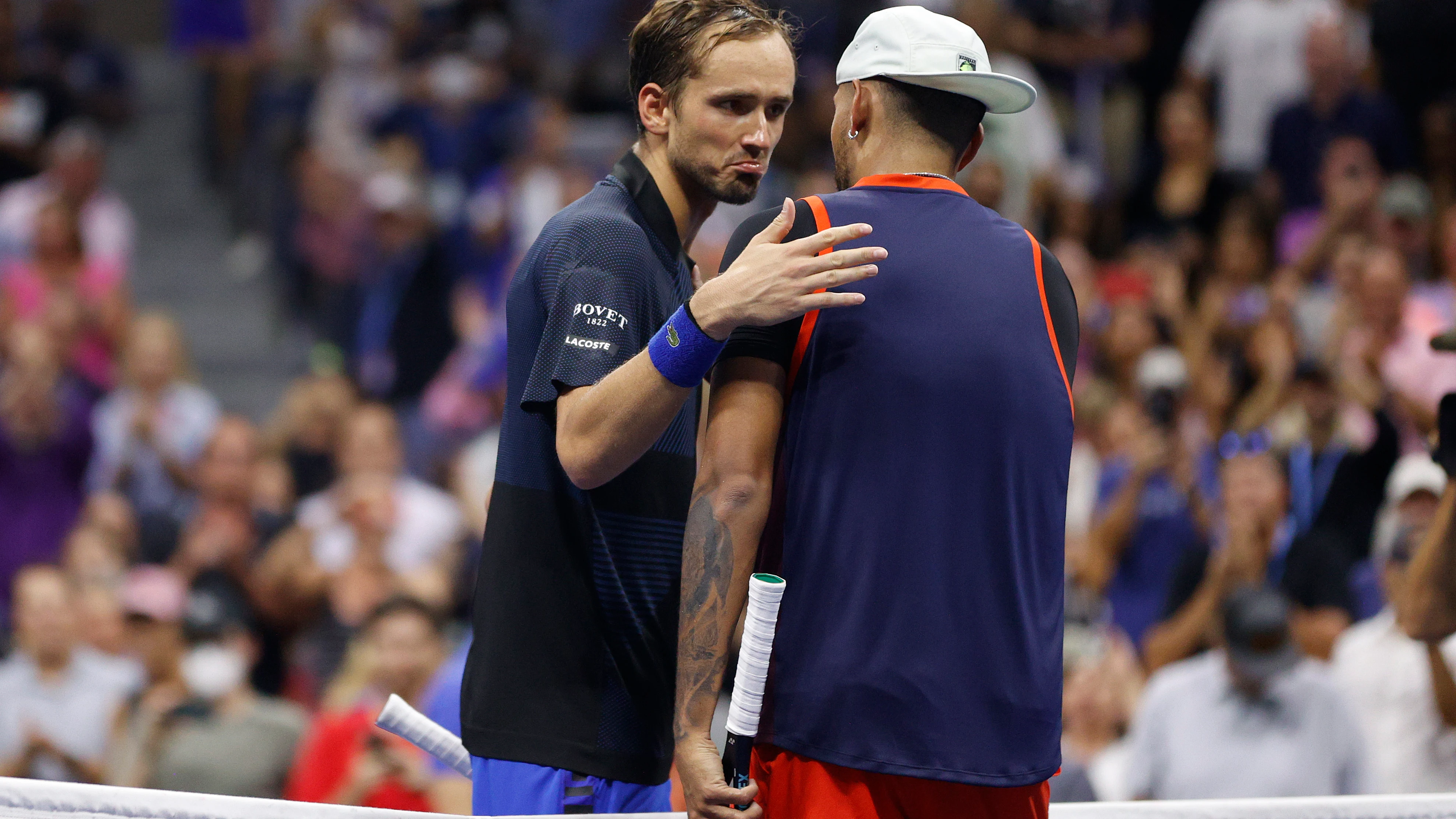 Daniil Medvedev y Nick Kyrgios