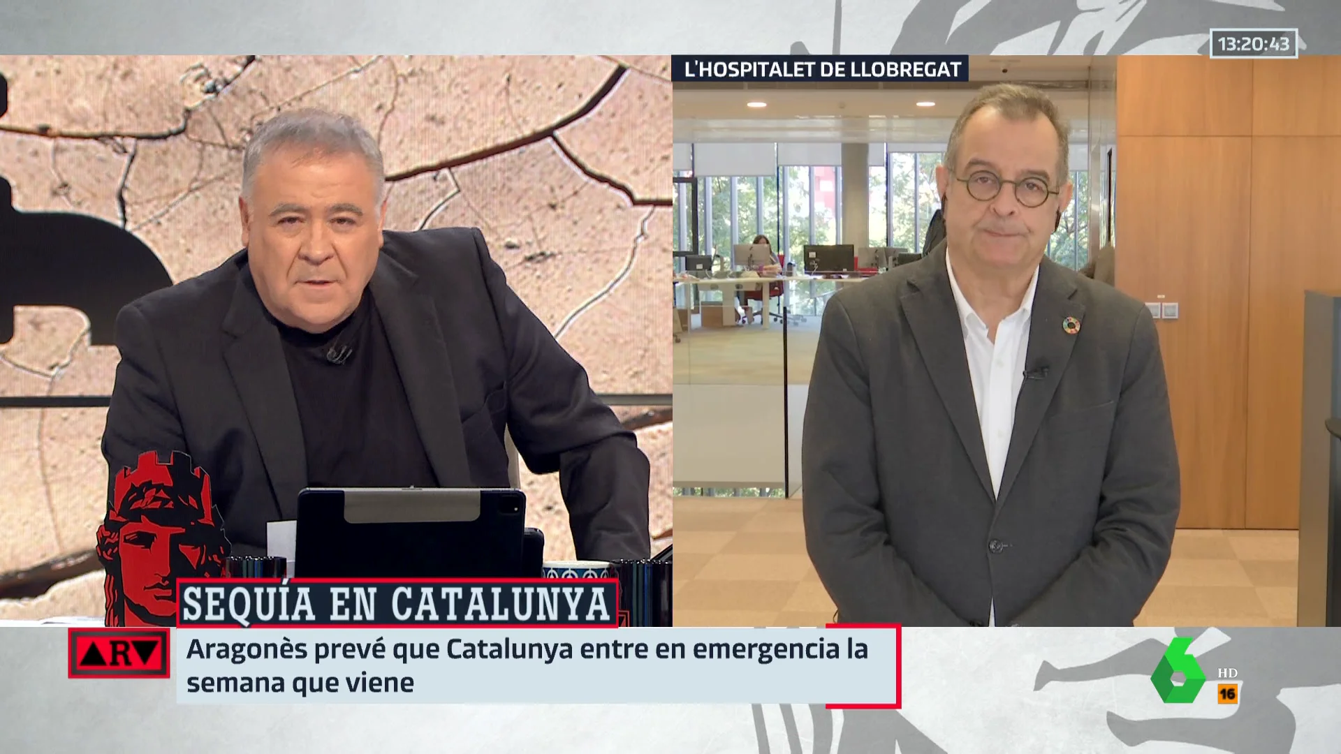 Albert Sáez, sobre la situación de sequía en Cataluña: "Va a tener un impacto directo sobre la vida de los ciudadanos"