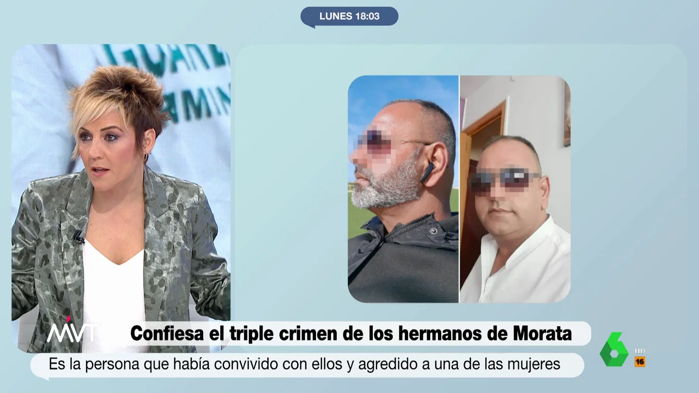 Cristina Pardo, sobre las deudas de las hermanas de Morata de Tajuña "¿Cómo estas mujeres se habían metido en este berenjenal?", comenta Cristina Pardo, que en este vídeo analiza con Iñaki López y Beatriz de Vicente las últimas informaciones relacionadas con el asesinato de tres hermanos en Morata de Tajuña.
