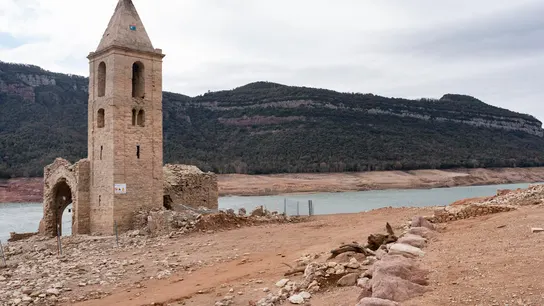 El pantano de Sau en una fotografía de archivo. El pantano de Sau en una fotografía de archivo.