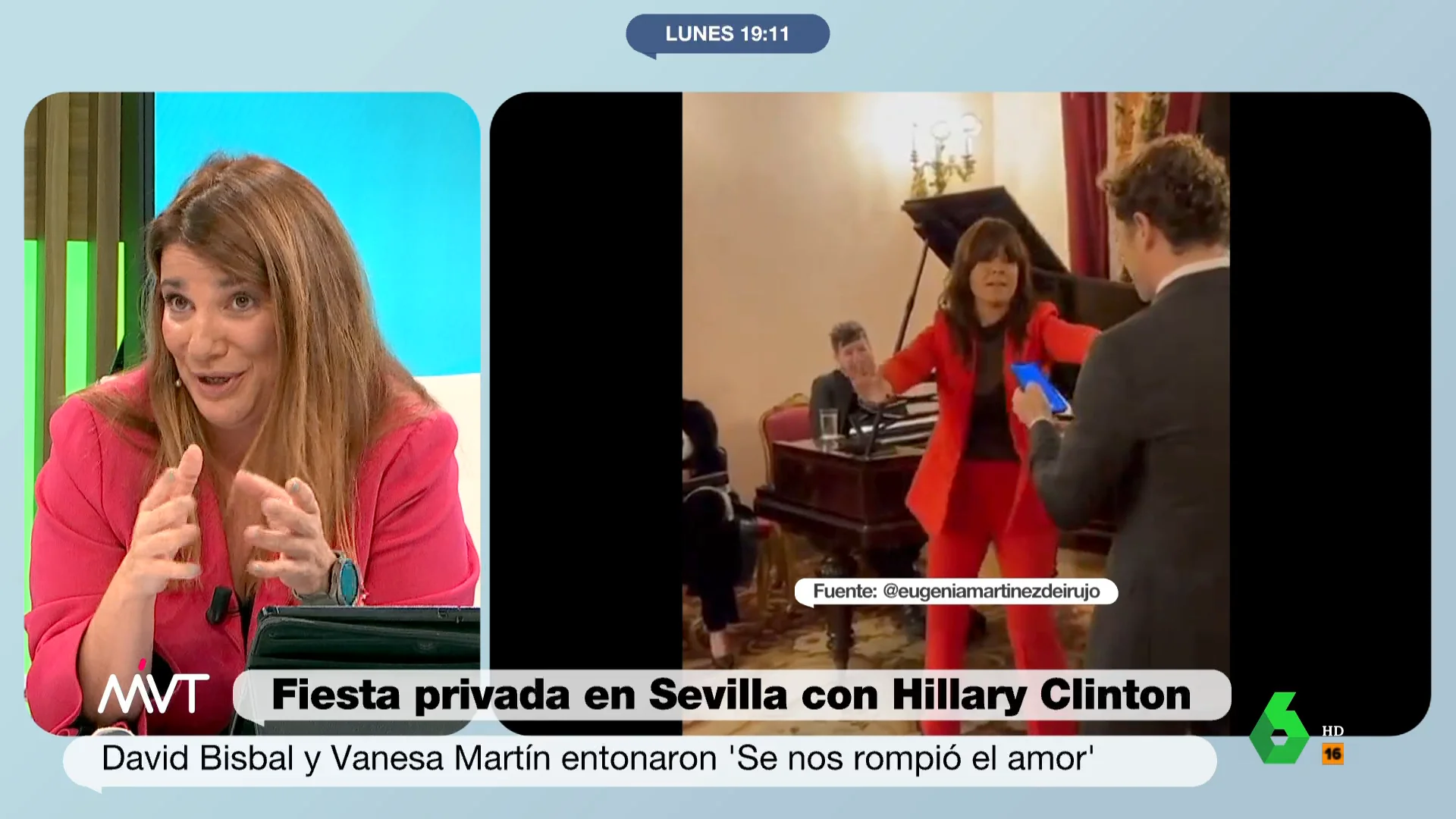 MVT María Claver, sobre Bisbal y Vanesa Martín