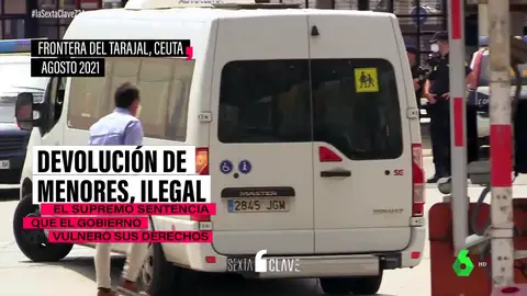 Las claves de por qué las devoluciones de menores migrantes en furgonetas a Marruecos fueron ilegales