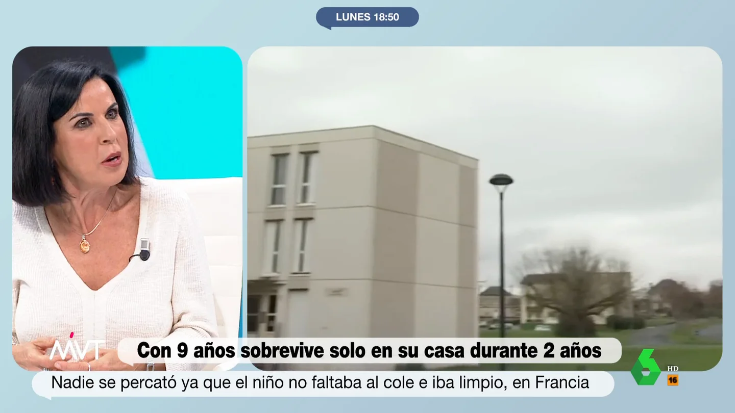 La reacción de Beatriz de Vicente al caso del niño que sobrevivió dos años solo en Francia La reacción de Beatriz de Vicente al caso del niño que sobrevivió dos años solo en Francia