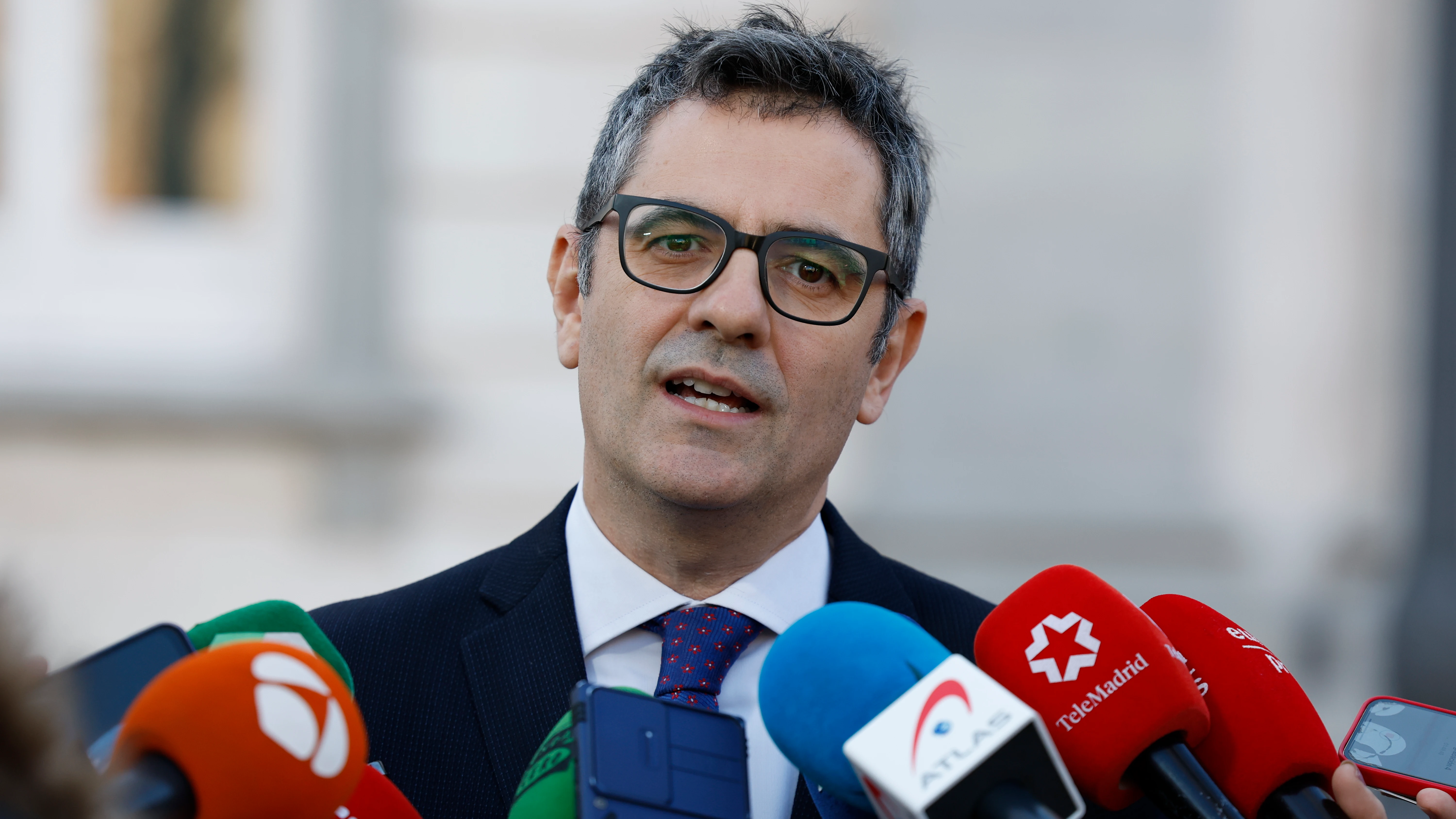 El ministro de Presidencia, Justicia y Relaciones con las Cortes, Félix Bolaños
