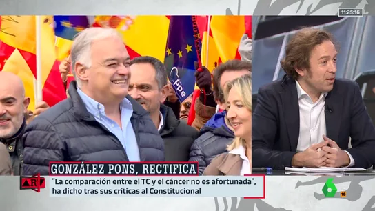 Daniel Gascón, sobre las declaraciones de González Pons: "Es de una torpeza táctica tremenda" Daniel Gascón, sobre las declaraciones de González Pons: "Es de una torpeza táctica tremenda"