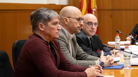 Los paparazzi Gustavo González y Diego Arrabal en la Audiencia de Barcelona, en juicio por fotografiar a la presentadora de televisión Mariló Montero Los paparazzi Gustavo González y Diego Arrabal en la Audiencia de Barcelona, en juicio por fotografiar a la presentadora de televisión Mariló Montero