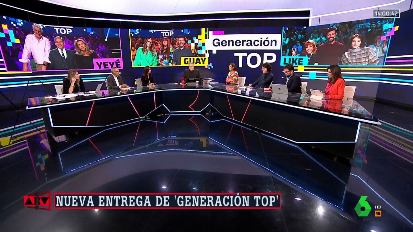 Ana Pastor reta a Ferreras y a los colaboradores de Al Rojo Vivo con una prueba de Generaci&oacute;n TOP muy vintage