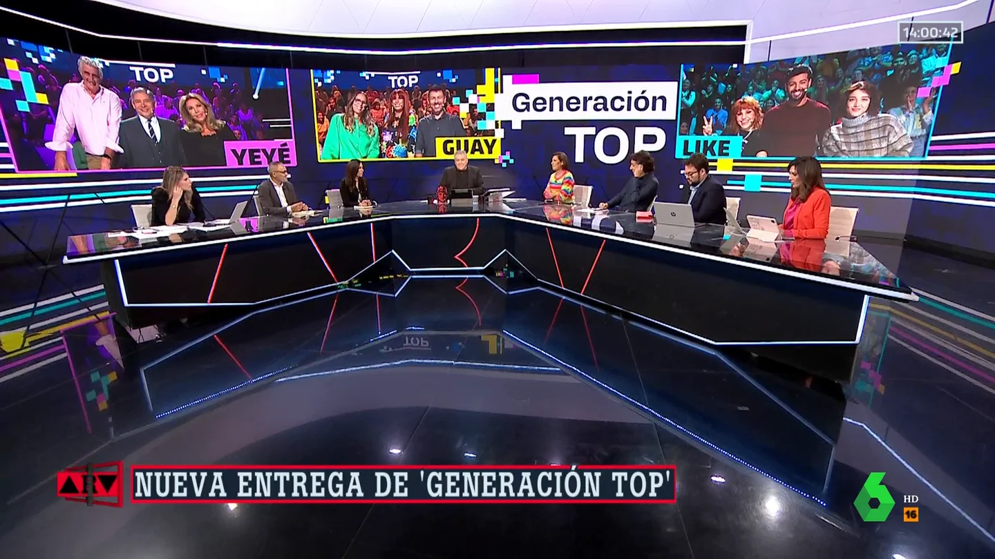 Ana Pastor reta a Ferreras y a los colaboradores de Al Rojo Vivo con una prueba de Generación TOP muy vintage Ana Pastor reta a Ferreras y a los colaboradores de Al Rojo Vivo con una prueba de Generación TOP muy vintage