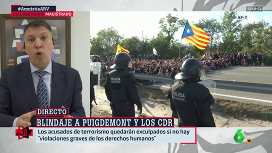 ¿Hubo terrorismo en los hechos del 'procés'? Así responde Joaquim Bosch ¿Hubo terrorismo en los hechos del 'procés'? Así responde Joaquim Bosch
