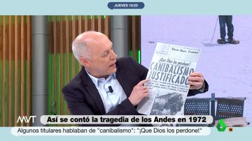 La prensa de la época haciéndose eco de la tragedia de los Andes