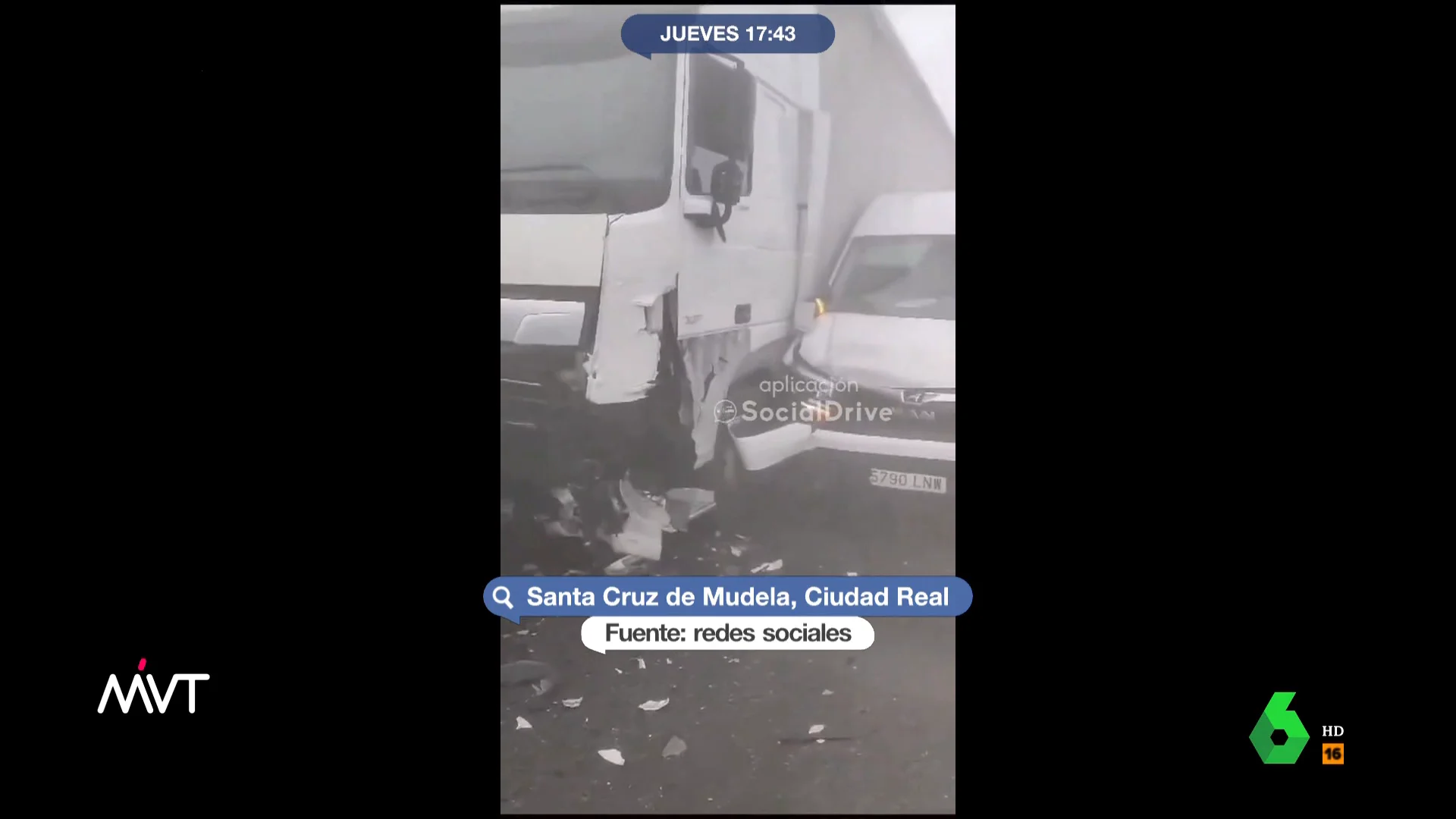 La tragedia de la familia fallecida por un accidente a causa de la niebla en Ciudad Real