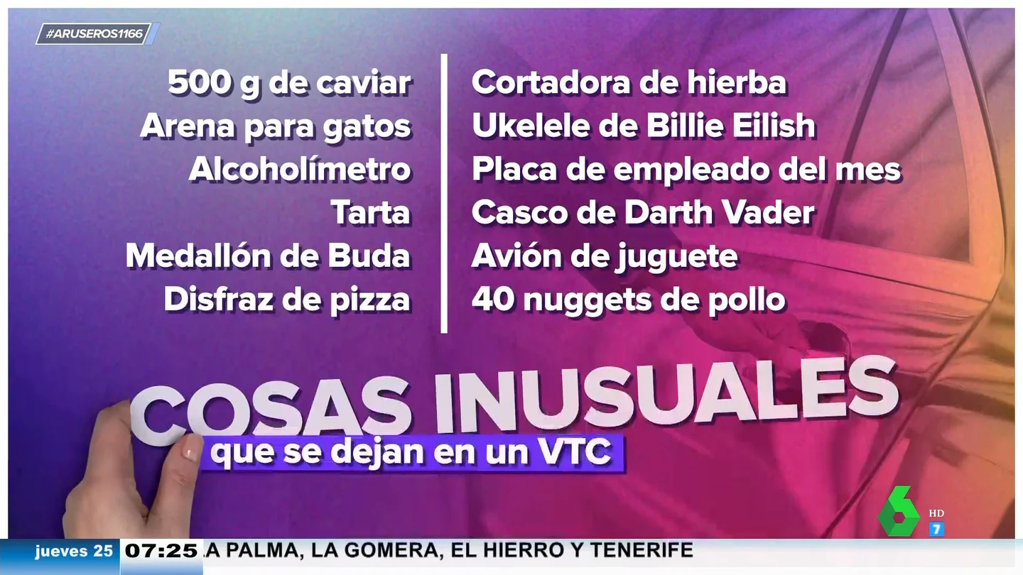 Estos son los objetos más inverosímiles que los clientes olvidamos en los taxis, Uber y otros VTC Estos son los objetos más inverosímiles que los clientes olvidamos en los taxis, Uber y otros VTC