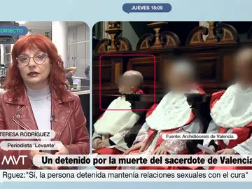 Teresa Rofríguez, periodista de &#39;Levante&#39;, da detalles sobre el sacerdote de Valencia asesinado.