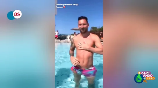 De pedir un vídeo en una piscina a colapsar una calle: los momentos más surrealistas de varios fans al ver a Messi De pedir un vídeo en una piscina a colapsar una calle: los momentos más surrealistas de varios fans al ver a Messi