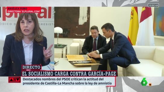 El an&aacute;lisis de Ang&eacute;lica Rubio sobre Page y Felipe Gonz&aacute;lez: "Hay gente que les comienza a considerar traidores"