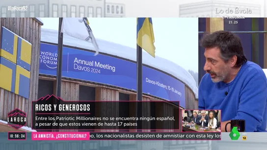 Juan del Val reflexiona sobre la petición de 250 millonarios para pagar más impuestos Juan del Val reflexiona sobre la petición de 250 millonarios para pagar más impuestos