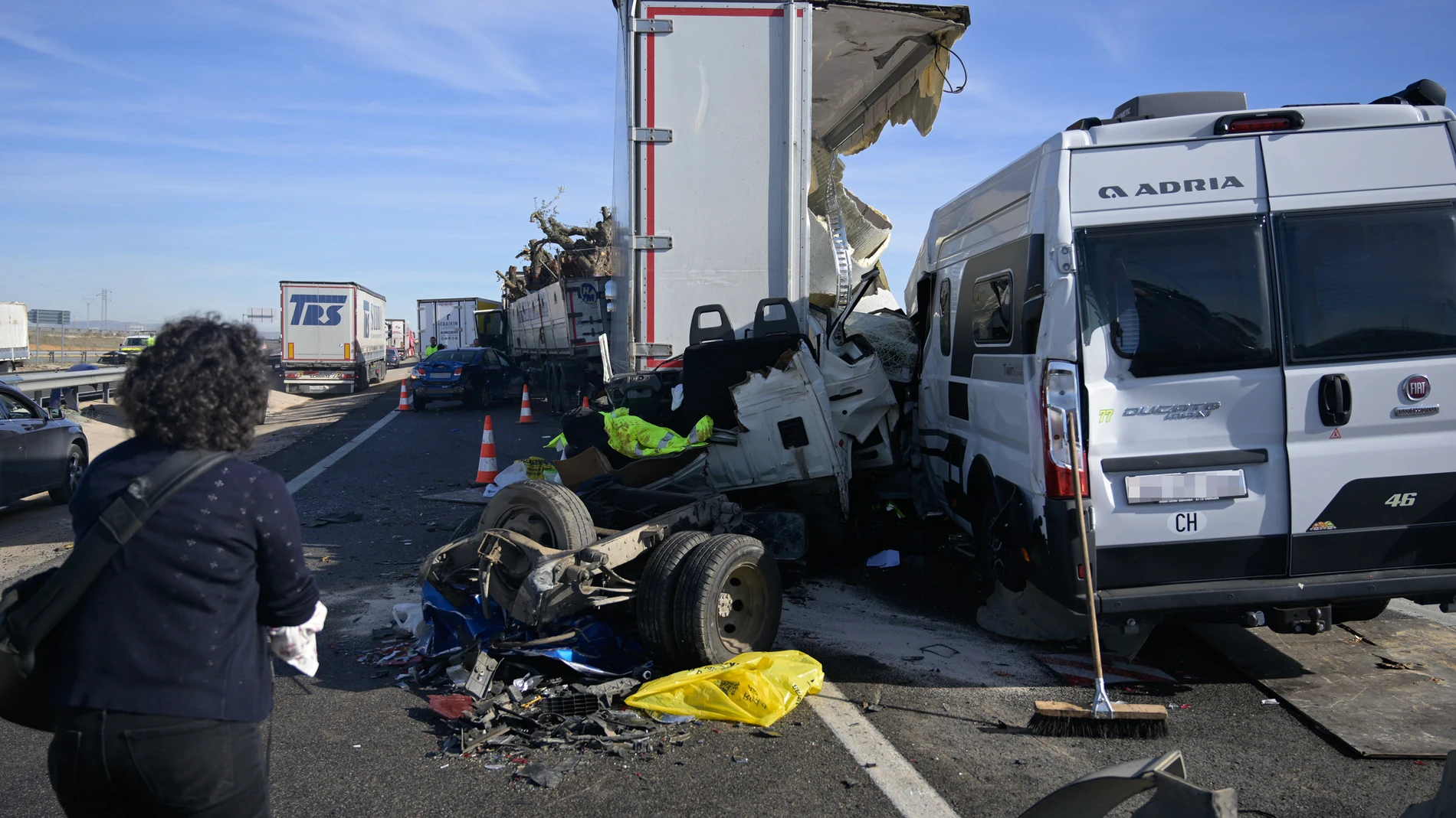 Accidentes de tráfico registrados en la autovía A-4, a la altura de Ciudad Real