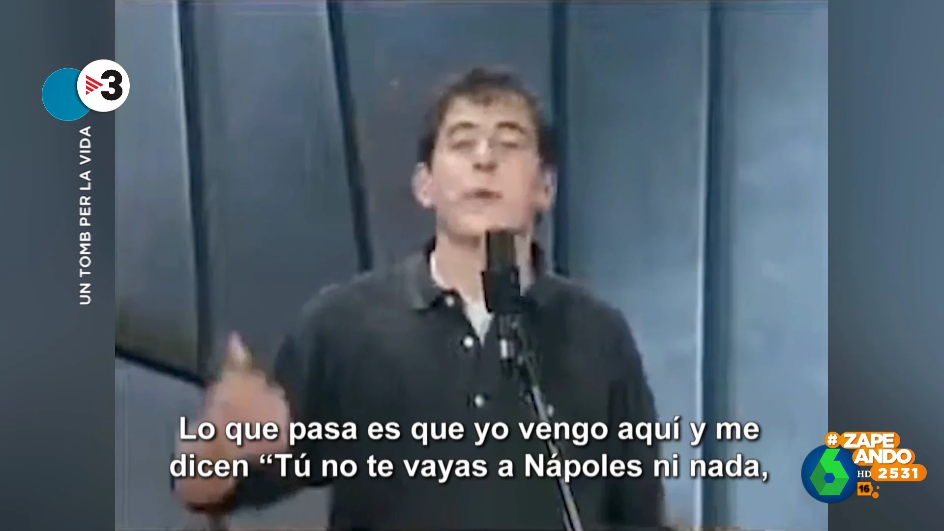 ZAPEANDO: Zapeando recuerda la primera vez en la tele de Manel Fuentes