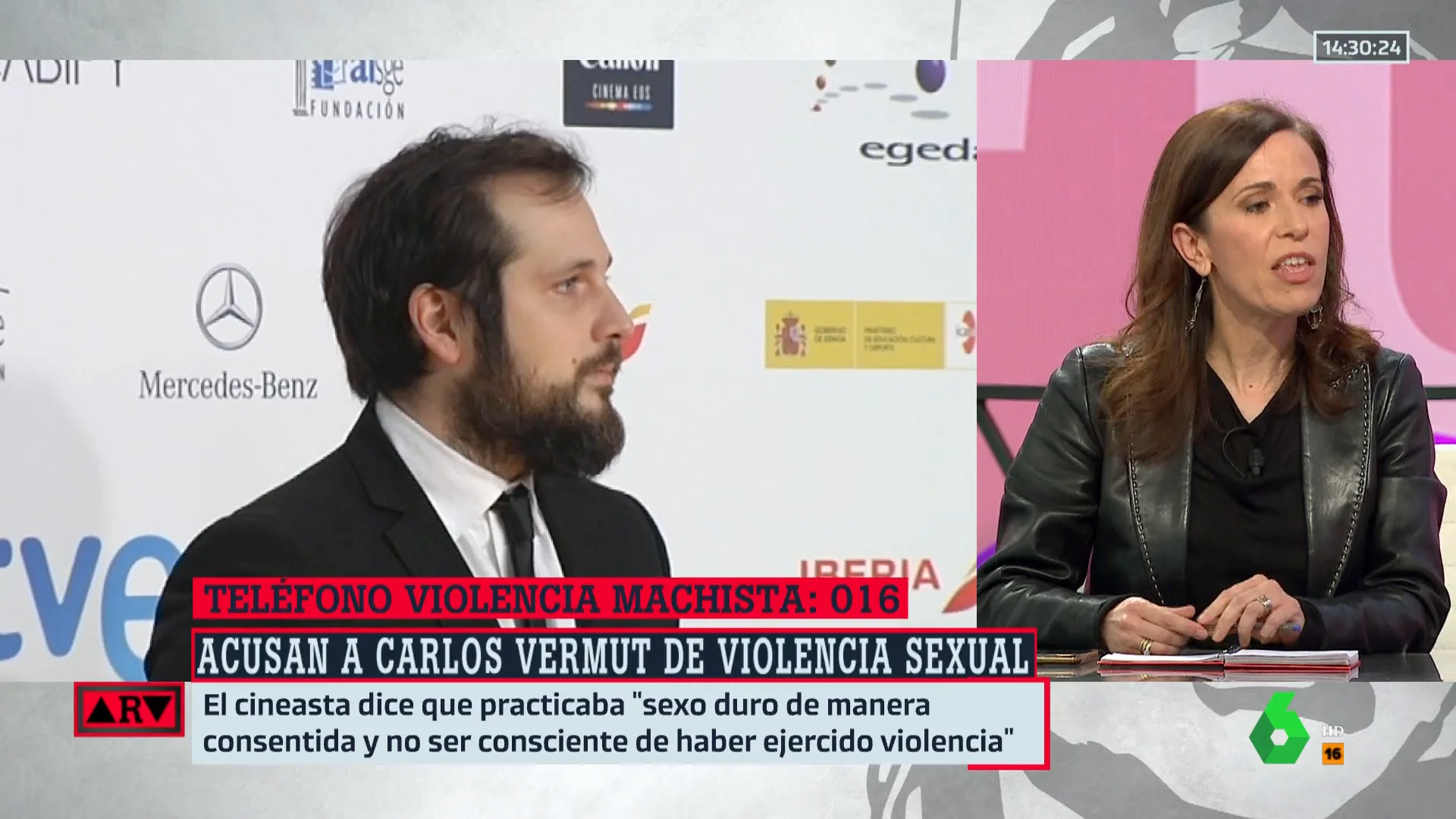 ARV Ángeles Caballero sobre Carlos Vermut