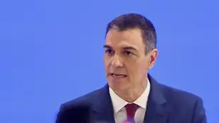 El presidente del Gobierno, Pedro Sánchez, en FITUR