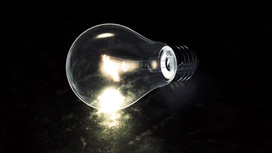 Imagen de una bombilla Imagen de una bombilla