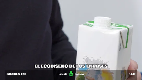 Imagen de un brik de leche Imagen de un brik de leche