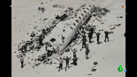 Imagen del rescate en los Andes