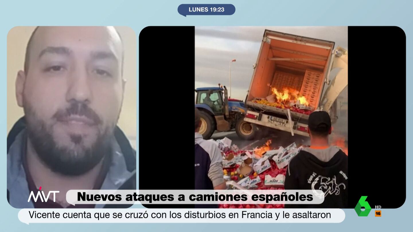 Vicente Ca&ntilde;izares, camionero espa&ntilde;ol, en M&aacute;s Vale Tarde