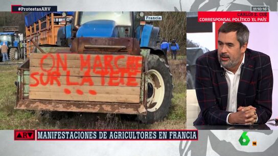 ARV - Carlos Cu&eacute; sobre las manifestaciones de los agricultores en Francia