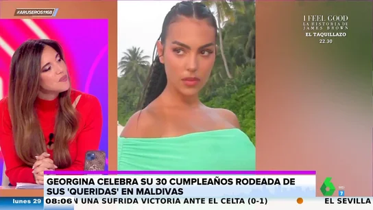 Georgina Rodríguez y Maluma alucinan a Alfonso Arús al cumplir 30 años a la vez: "Los lleva mejor ella, él está más cascao" Georgina Rodríguez y Maluma alucinan a Alfonso Arús al cumplir 30 años a la vez: "Los lleva mejor ella, él está más cascao"