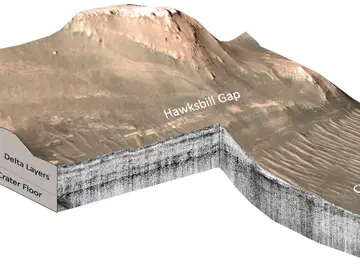 Aumenta la esperanza de encontrar vida en Marte: encuentran un antiguo lago en un cráter Aumenta la esperanza de encontrar vida en Marte: encuentran un antiguo lago en un cráter