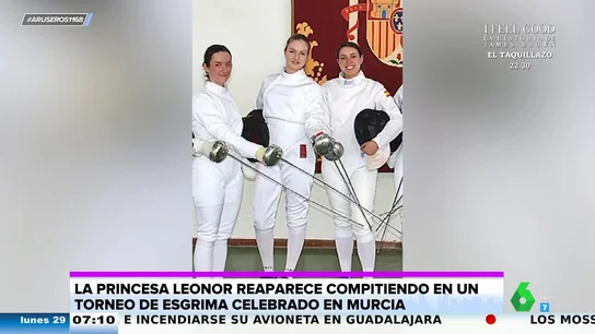 La princesa Leonor compite en un campeonato de academias militares: así fue el torneo de esgrima La princesa Leonor compite en un campeonato de academias militares: así fue el torneo de esgrima