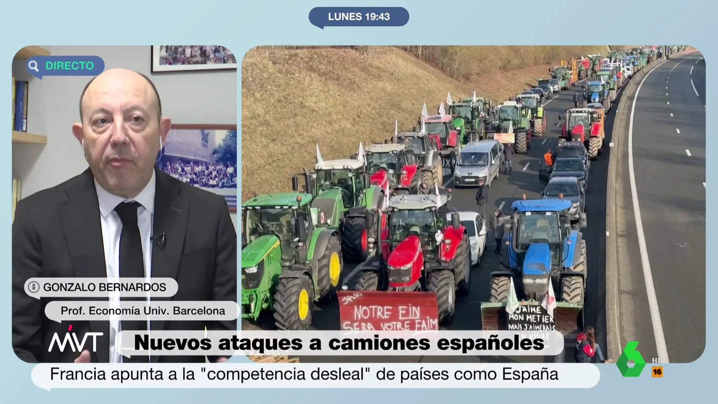 Bernardos desmonta la acusación de Francia de competencia desleal a los productos españoles: "Lo hacemos mejor que ellos" Bernardos desmonta la acusación de Francia de competencia desleal a los productos españoles: "Lo hacemos mejor que ellos"