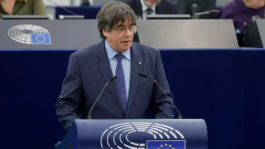 Imagen de archivo del expresidente catalán, Carles Puigdemont. Imagen de archivo del expresidente catalán, Carles Puigdemont.
