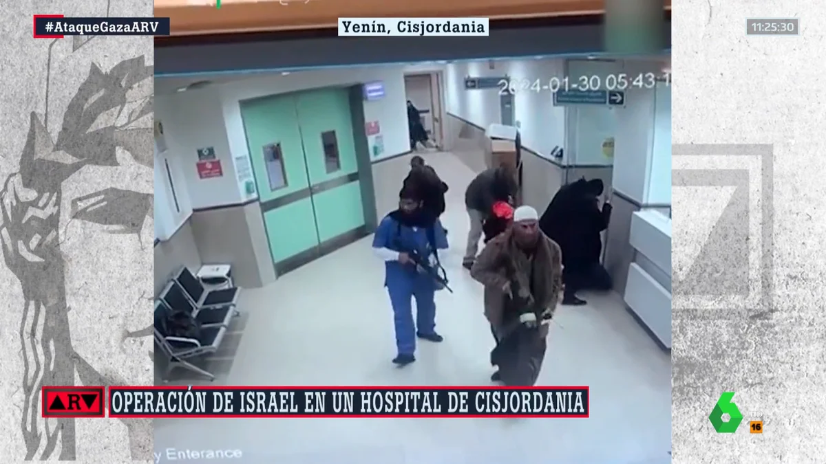 Israeli soldiers infiltrate a Jenin hospital dressed as doctors and kill three Palestinian militiamen Israeli soldiers infiltrate a Jenin hospital dressed as doctors and kill three Palestinian militiamen